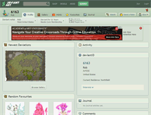 Tablet Screenshot of 6163.deviantart.com