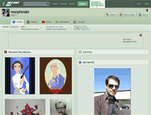 Tablet Screenshot of morphindel.deviantart.com