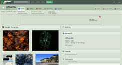 Desktop Screenshot of officerng.deviantart.com