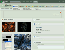Tablet Screenshot of officerng.deviantart.com
