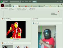 Tablet Screenshot of ermonski.deviantart.com