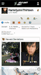 Mobile Screenshot of harlequinnthirteen.deviantart.com