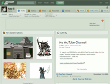 Tablet Screenshot of hao-li.deviantart.com
