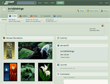 Tablet Screenshot of invisiblehinge.deviantart.com