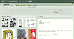 Desktop Screenshot of deliteful.deviantart.com