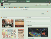 Tablet Screenshot of hworangi107.deviantart.com