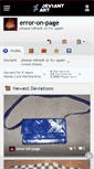 Mobile Screenshot of error-on-page.deviantart.com
