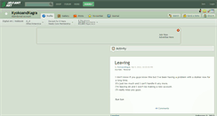 Desktop Screenshot of kyokoandkagra.deviantart.com