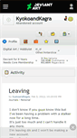 Mobile Screenshot of kyokoandkagra.deviantart.com