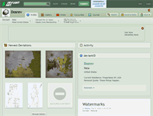 Tablet Screenshot of dosrev.deviantart.com