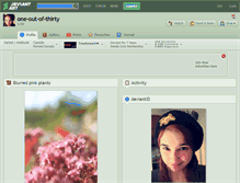 Tablet Screenshot of one-out-of-thirty.deviantart.com