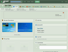 Tablet Screenshot of ben1066.deviantart.com