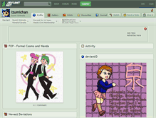 Tablet Screenshot of izumichan.deviantart.com