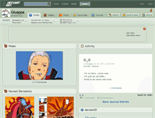 Tablet Screenshot of giuappa.deviantart.com