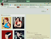Tablet Screenshot of orphen5.deviantart.com