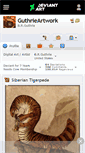 Mobile Screenshot of guthrieartwork.deviantart.com