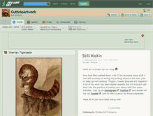Tablet Screenshot of guthrieartwork.deviantart.com