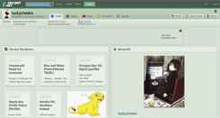Desktop Screenshot of luckychesire.deviantart.com
