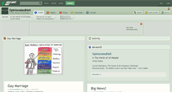 Desktop Screenshot of opinionatedhell.deviantart.com