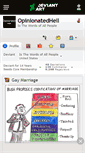 Mobile Screenshot of opinionatedhell.deviantart.com