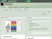 Tablet Screenshot of opinionatedhell.deviantart.com