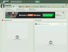 Tablet Screenshot of gray-eel.deviantart.com