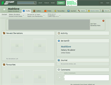 Tablet Screenshot of moshilove.deviantart.com