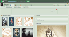 Desktop Screenshot of elcomics.deviantart.com