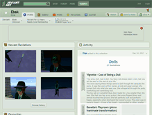 Tablet Screenshot of ebak.deviantart.com