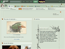 Tablet Screenshot of lnp.deviantart.com