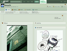 Tablet Screenshot of mousy94.deviantart.com