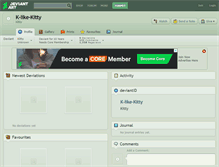 Tablet Screenshot of k-like-kitty.deviantart.com
