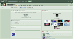 Desktop Screenshot of disabilityart.deviantart.com