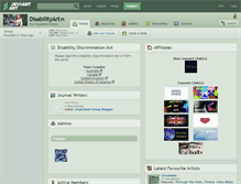 Tablet Screenshot of disabilityart.deviantart.com