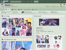 Tablet Screenshot of prllnce.deviantart.com