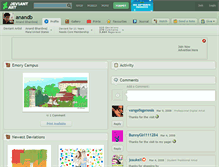 Tablet Screenshot of anandb.deviantart.com