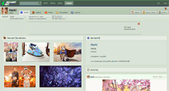 Desktop Screenshot of mazki.deviantart.com
