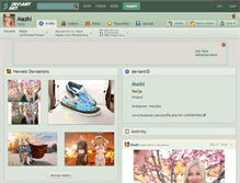 Tablet Screenshot of mazki.deviantart.com