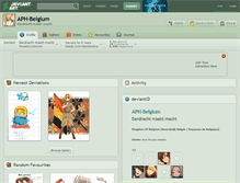 Tablet Screenshot of aph-belgium.deviantart.com