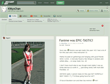 Tablet Screenshot of kittyxchan.deviantart.com