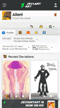 Mobile Screenshot of alleni.deviantart.com