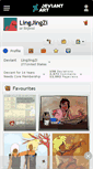 Mobile Screenshot of lingjingzi.deviantart.com