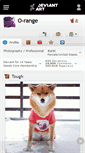 Mobile Screenshot of o-range.deviantart.com
