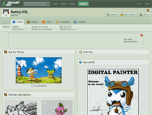 Tablet Screenshot of kenny-xxl.deviantart.com