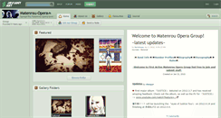 Desktop Screenshot of matenrou-opera.deviantart.com