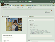 Tablet Screenshot of kachiko.deviantart.com
