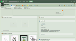 Desktop Screenshot of metalsky.deviantart.com