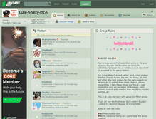 Tablet Screenshot of cute-n-sexy-inc.deviantart.com