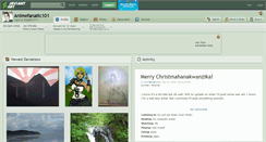 Desktop Screenshot of animefanatic101.deviantart.com