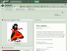 Tablet Screenshot of darkrolex.deviantart.com